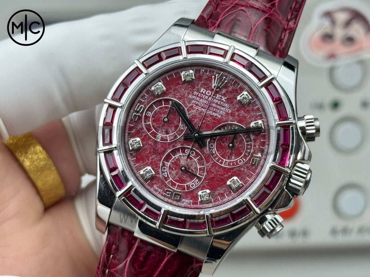Daytona 116589「紅石榴」VIP 隱藏版 40mm - 手工製作版