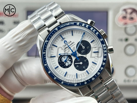 Speedmaster Professional 42mm “Silver Snoopy Award” 50th Anniversary on SS Bracelet – Premium Edition