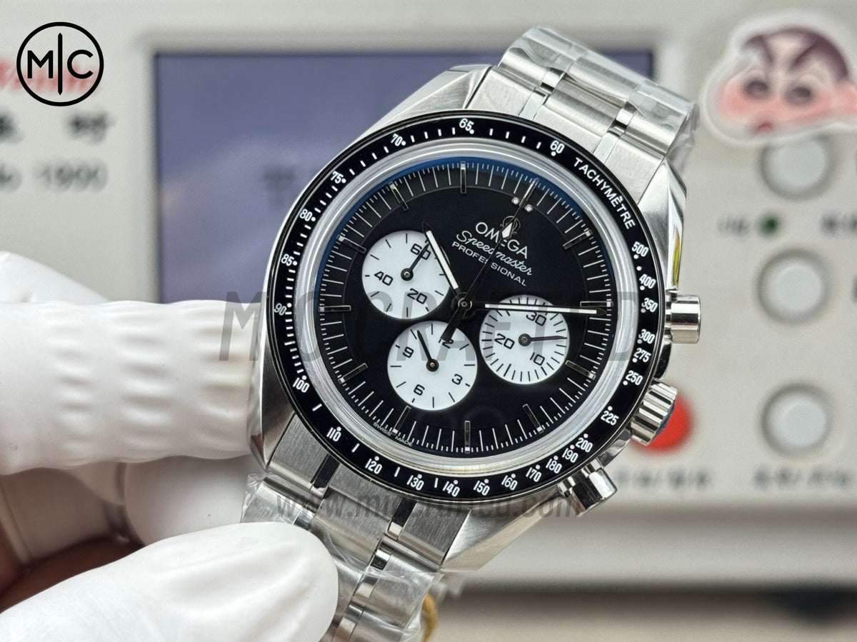 Speedmaster Professional 42mm Black Dial on SS Bracelet – Premium Edition