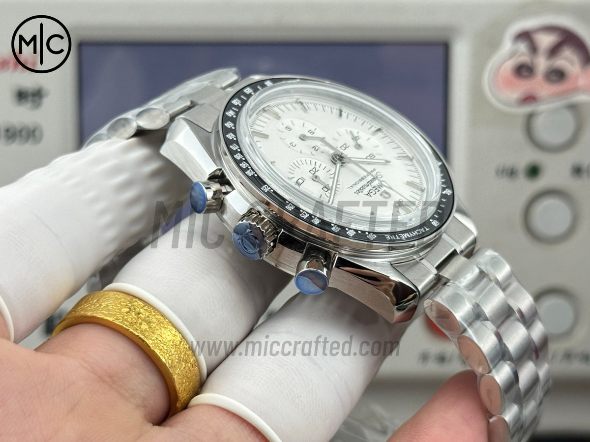 Speedmaster Professional 42mm White Dial on SS Bracelet – Premium Edition