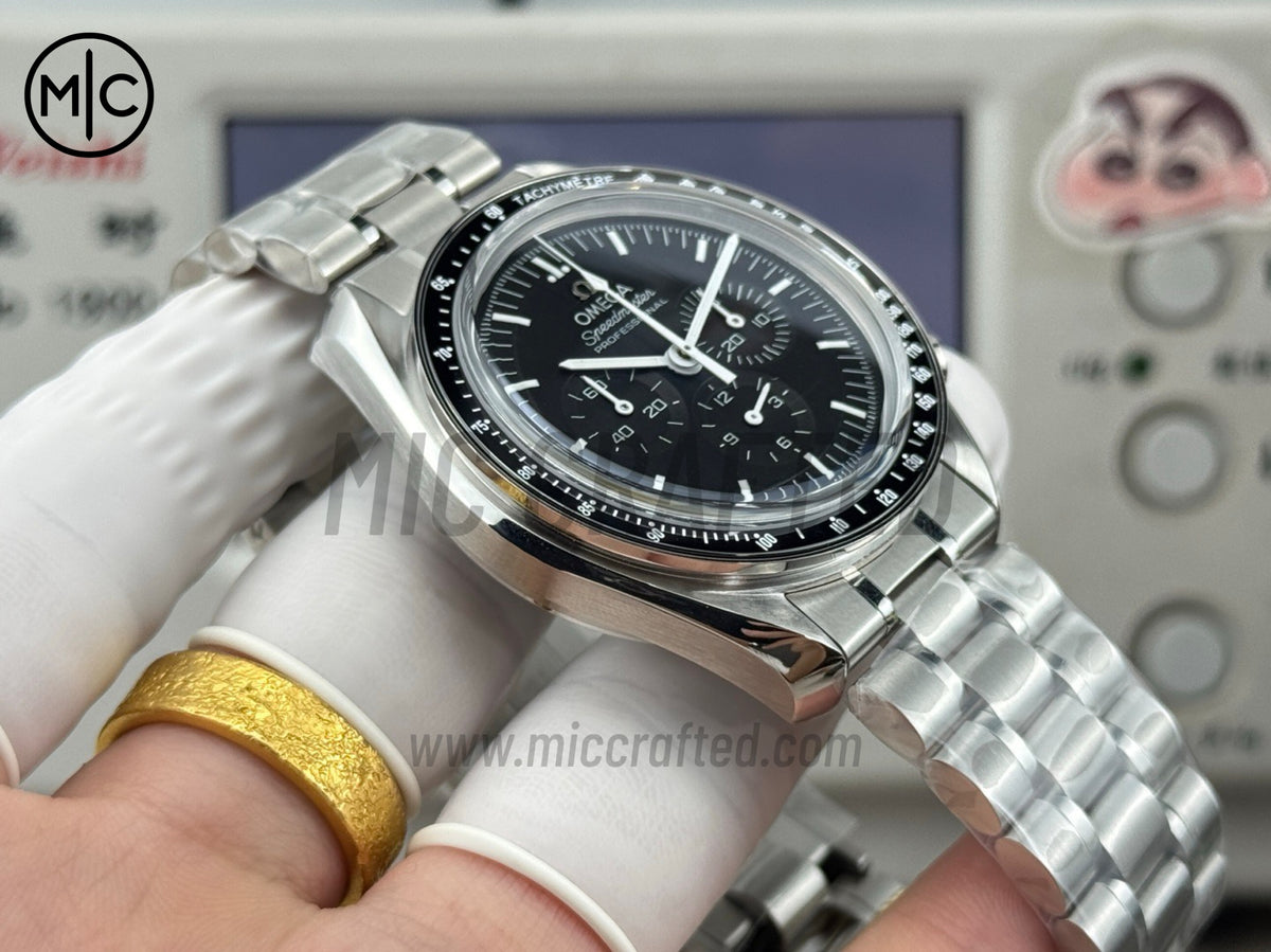 Speedmaster Professional 42mm Black Dial on SS Bracelet – Premium Edition