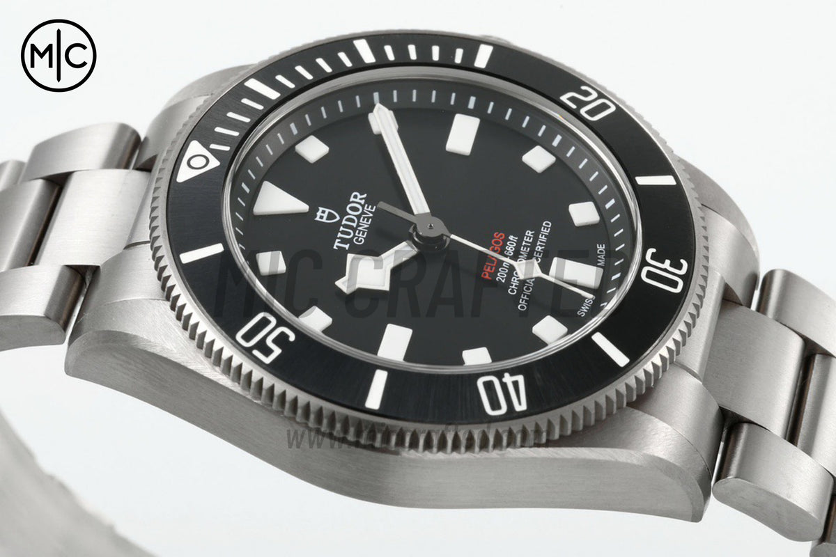 Pelagos 39mm Titanium Black Dial on Titanium Bracelet – Premium Edition