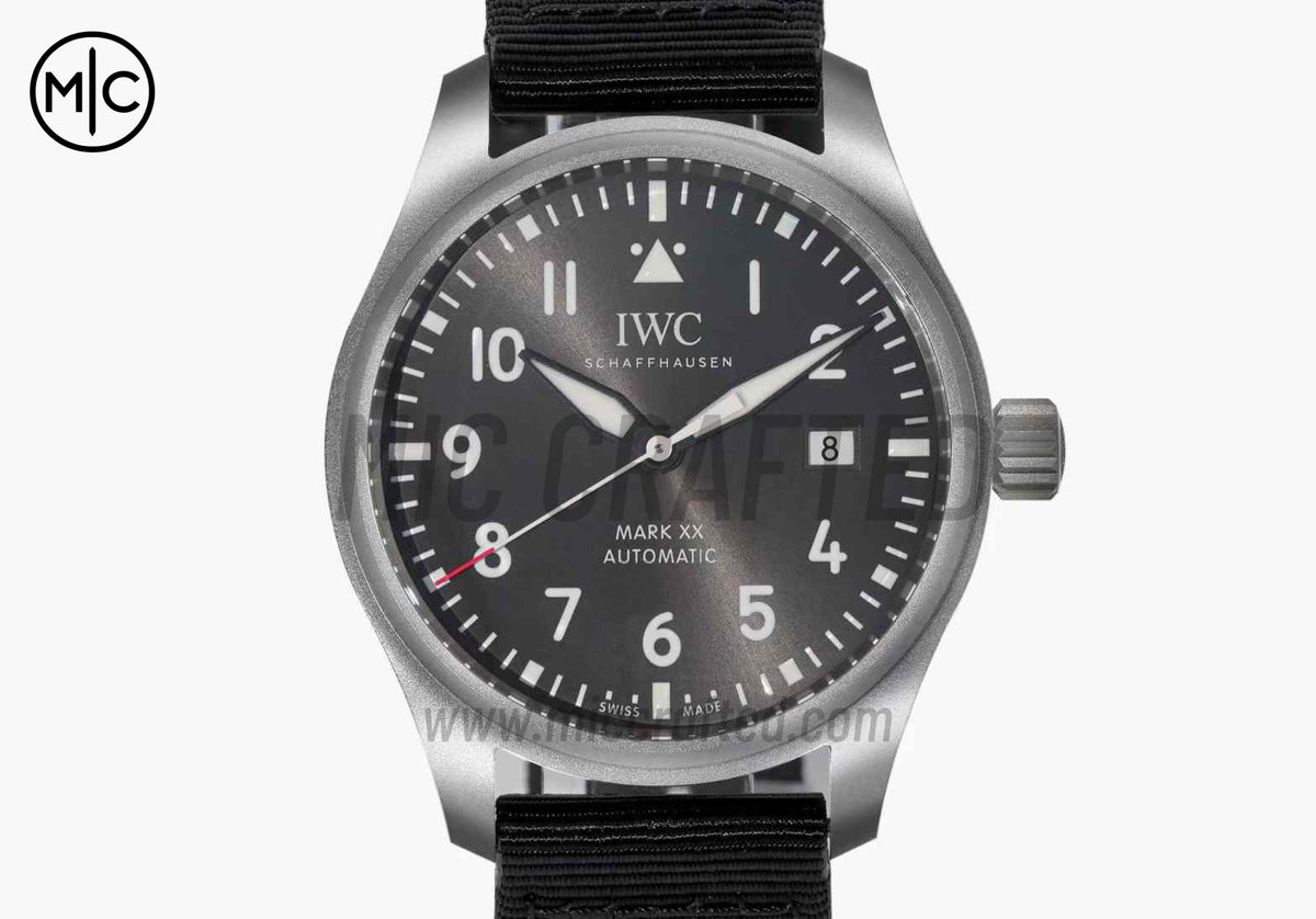 Mark XX Patrouille Suisse Titanium IW328209 on Black Nylon Strap – Premium Edition