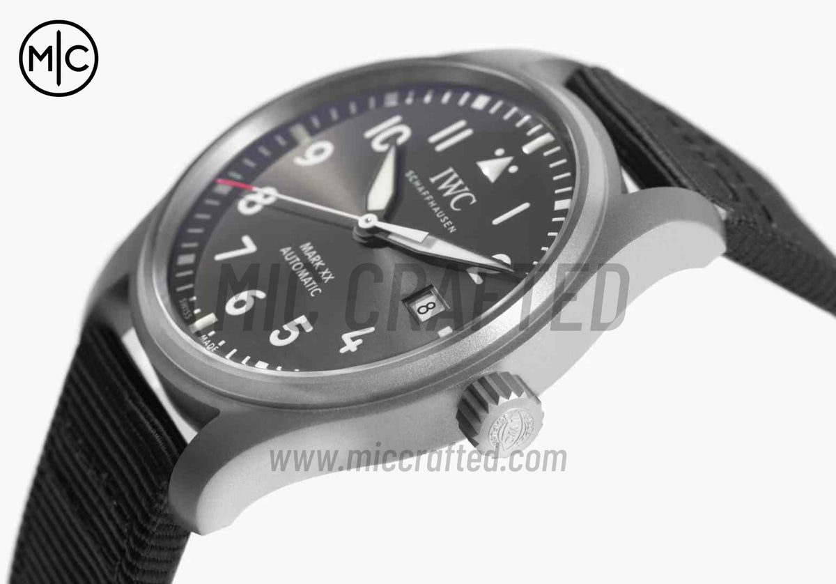 Mark XX Patrouille Suisse Titanium IW328209 on Black Nylon Strap – Premium Edition