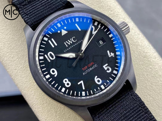 Pilot 41mm Top Gun IW326906 on Black Nylon Strap – Premium Edition