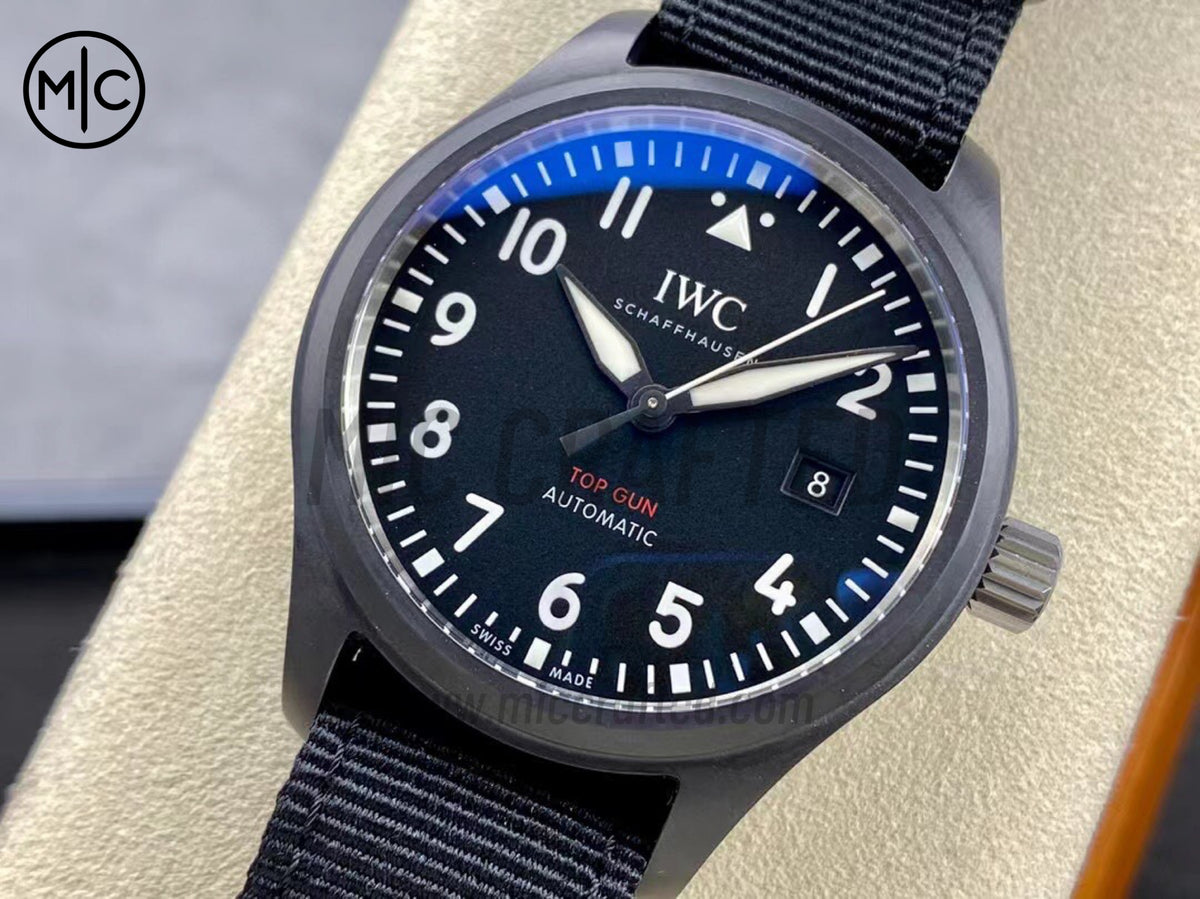 Pilot 41mm Top Gun IW326906 on Black Nylon Strap – Premium Edition