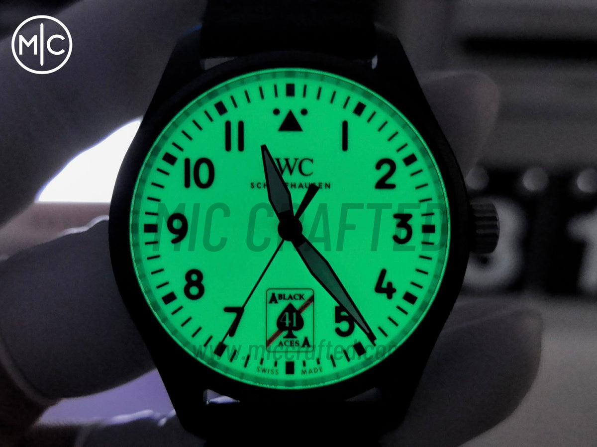 Pilot 41mm Black Aces PVD IW326905 on Black Rubber Strap – Premium Edition