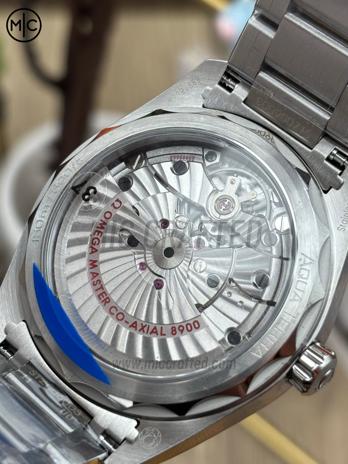 Aqua Terra 150M 41mm Master Chronometers Deep Blue Dial Silver Hand on SS Bracelet – Premium Edition