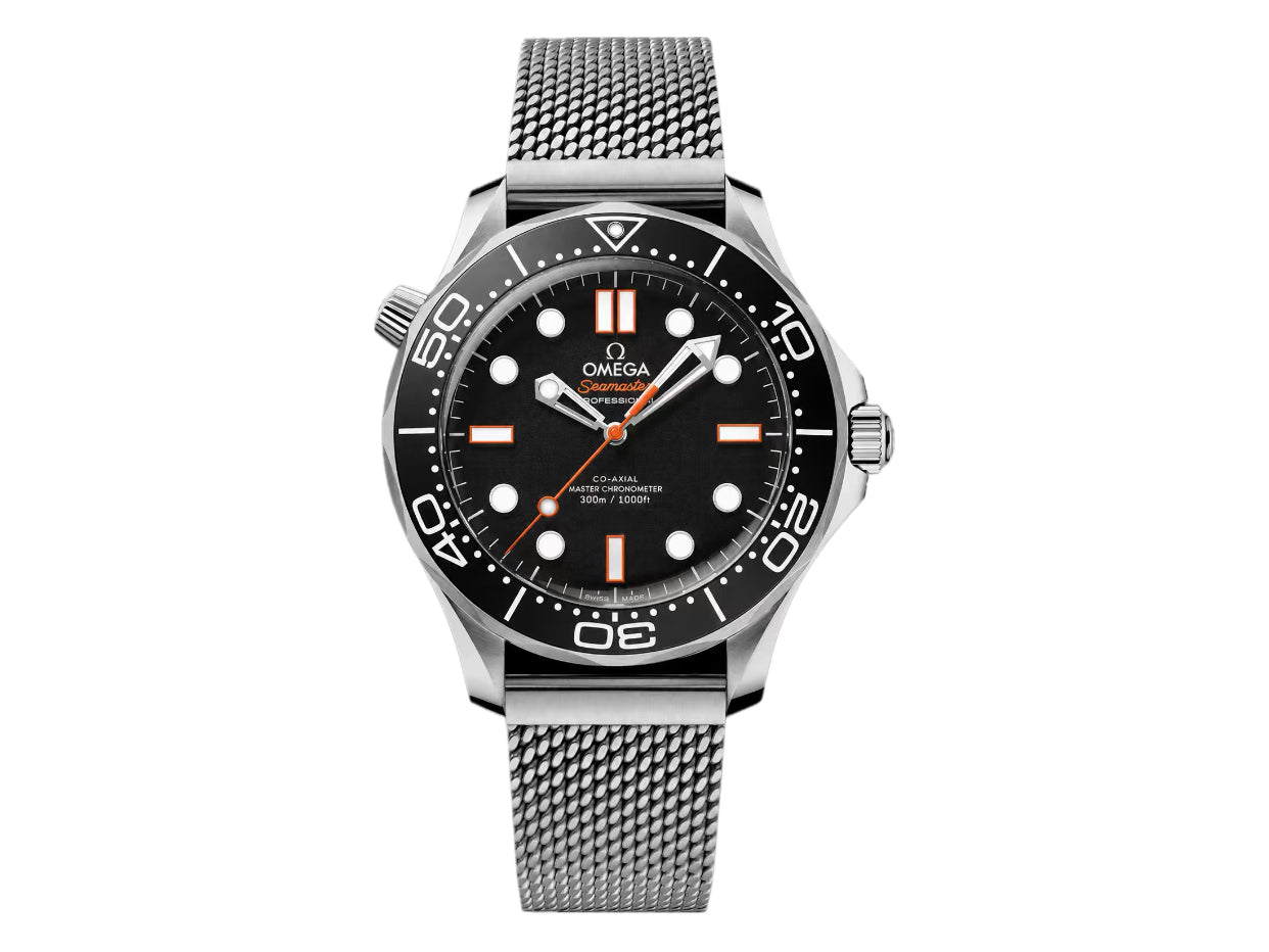 Seamaster 300m 007 42mm Black/Orange Dial – Premium Edition