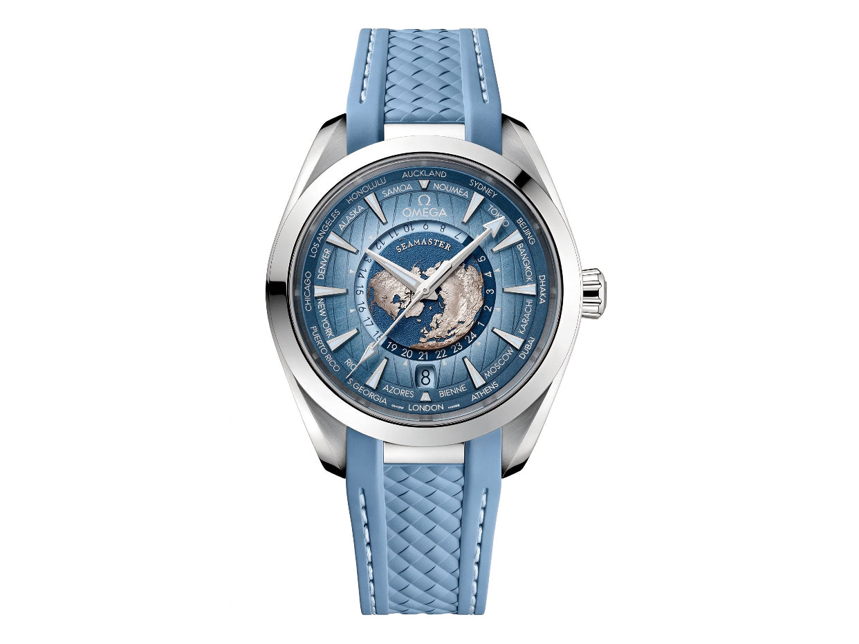 Aqua Terra GMT Worldtimer 43mm – Premium Edition