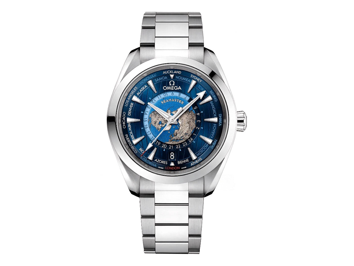 Aqua Terra GMT Worldtimer 43mm – Premium Edition