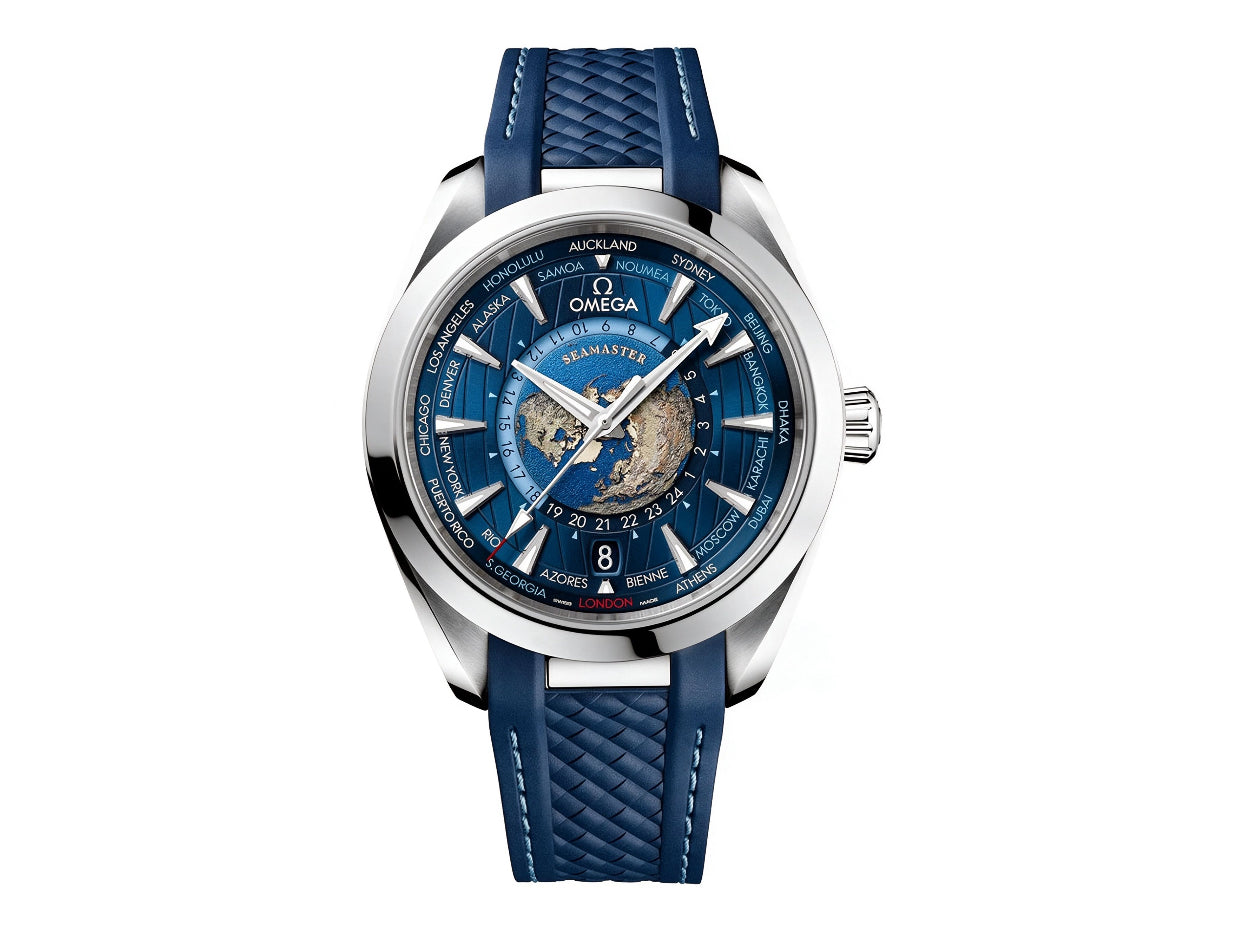 Aqua Terra GMT Worldtimer 43mm – Premium Edition