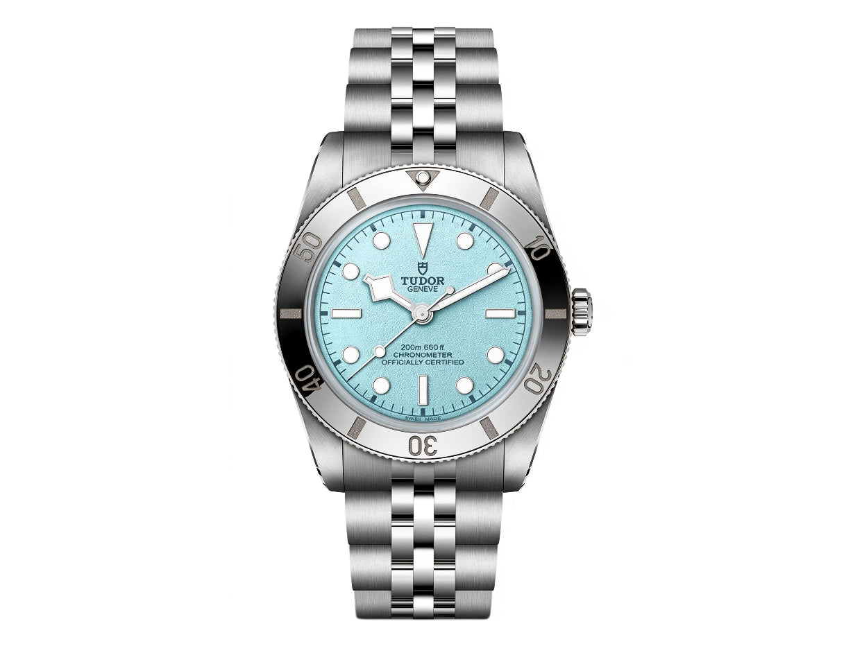 Black Bay Fifty Four 37mm Lagoon Blue Dial – Premium Edition