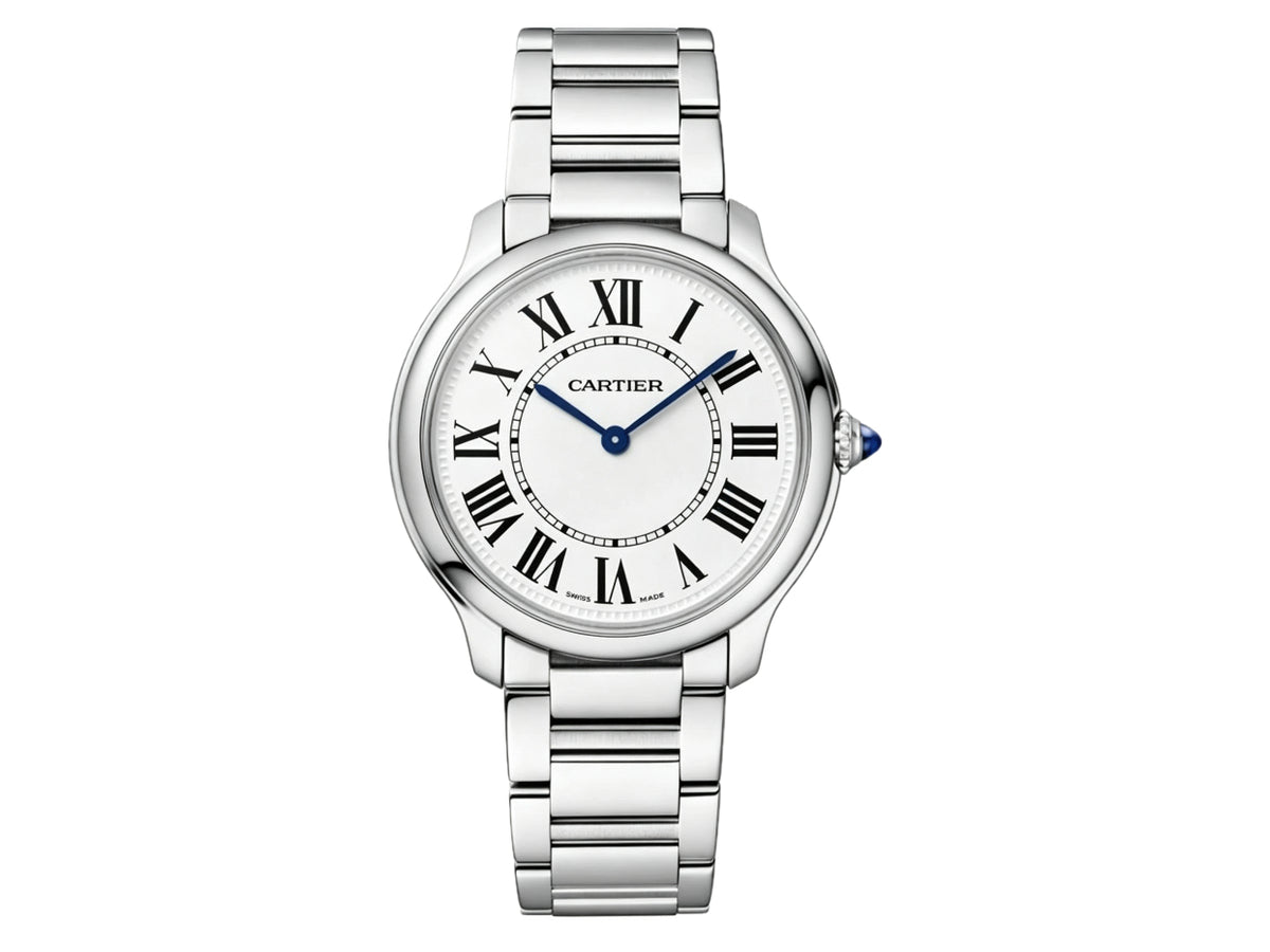Ronde Must 36mm SS White Dial on SS Bracelet Ronda Quartz – Premium Edition