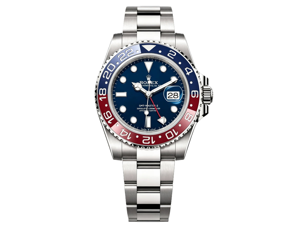 GMT-Master II 126719 BLRO 紅/藍陶瓷 904L 精鋼 藍色錶盤 蠔式錶帶 – 尊貴版