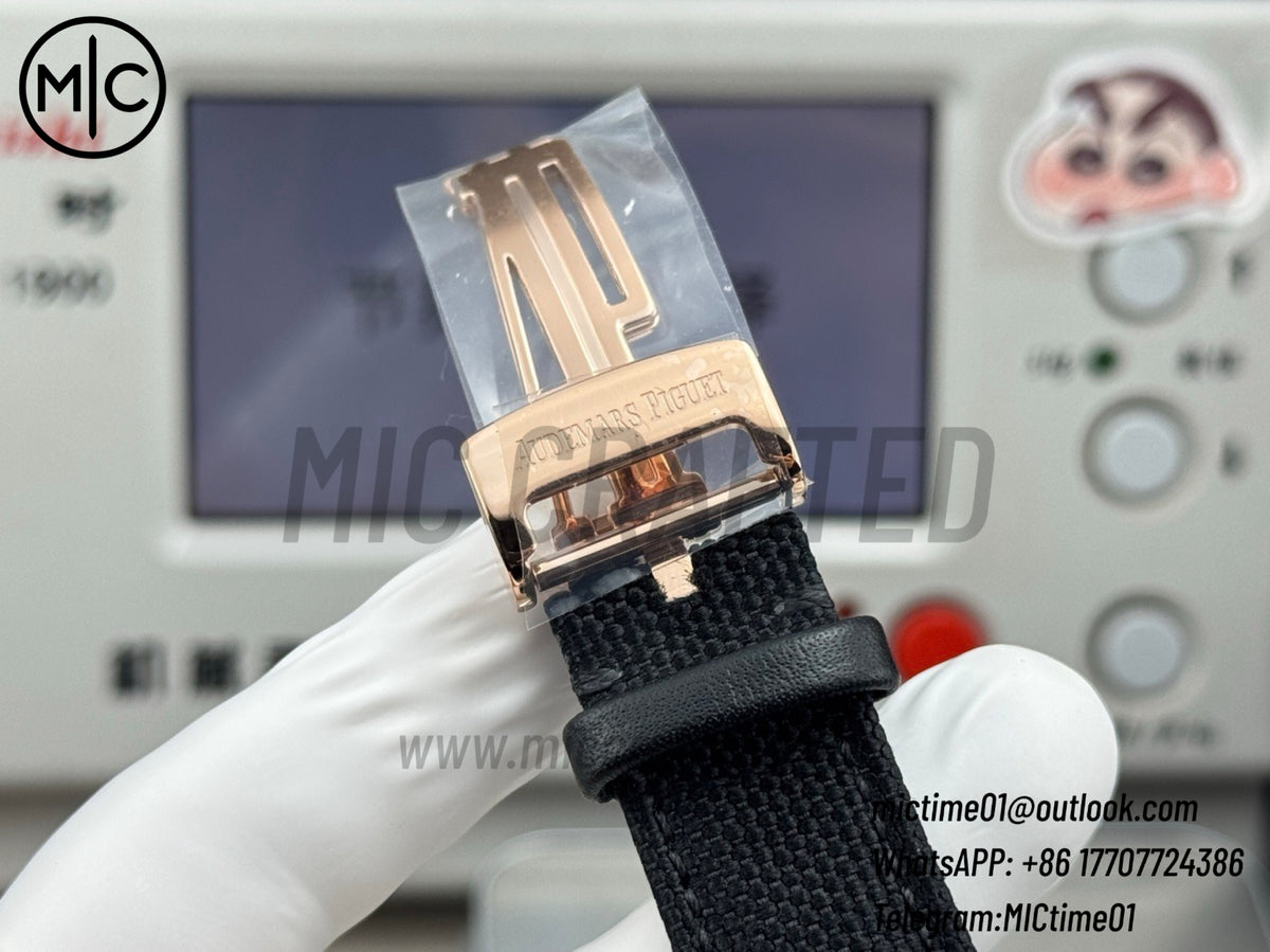 Code 11.59 26396OR 41mm 陀飛輪 RG 星空錶盤 黑色尼龍錶帶 – 尊貴版