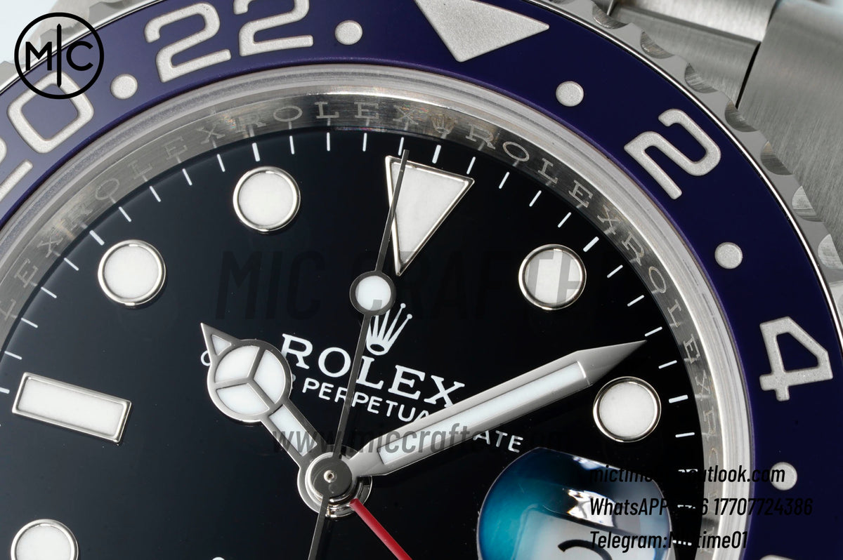 GMT-Master II 126710 BLRO 904L Steel on Jubilee Bracelet – Premium Edition