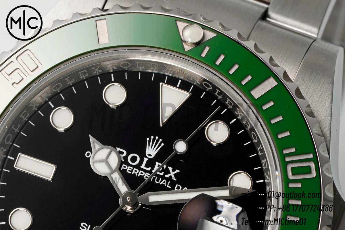 Submariner 41mm 126610 LV Kermit 904L SS Case and Bracelet MK2 – Premium Edition