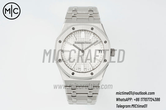 Royal Oak 41mm 15510 SS Silver Dial on SS Bracelet – Premium Edition