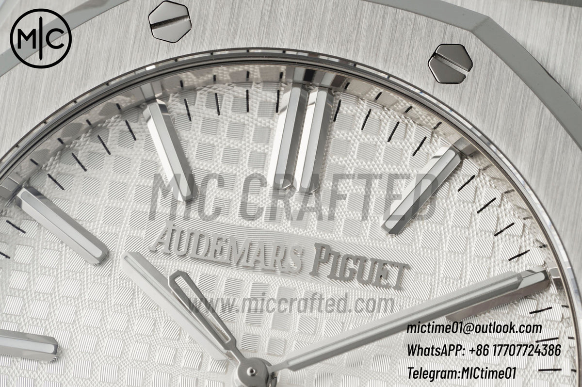 Royal Oak 41mm 15510 SS Silver Dial on SS Bracelet – Premium Edition