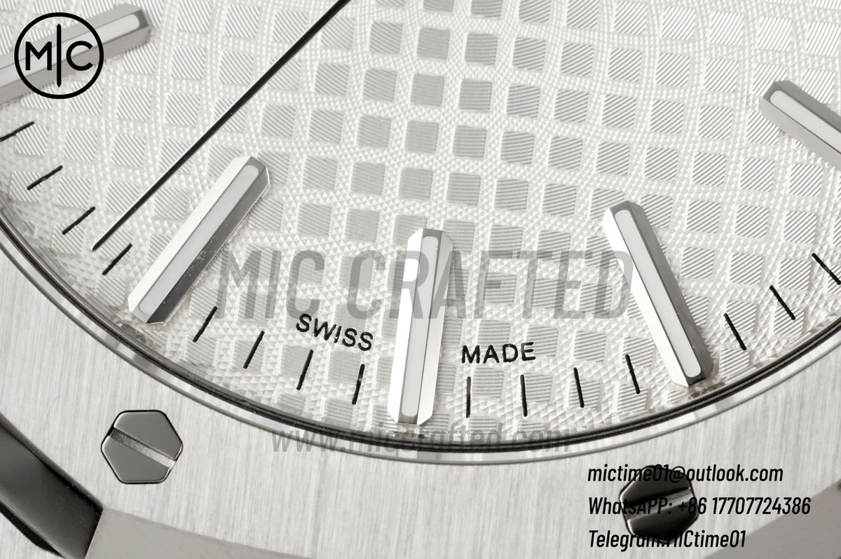 Royal Oak 41mm 15510 SS Silver Dial on SS Bracelet – Premium Edition