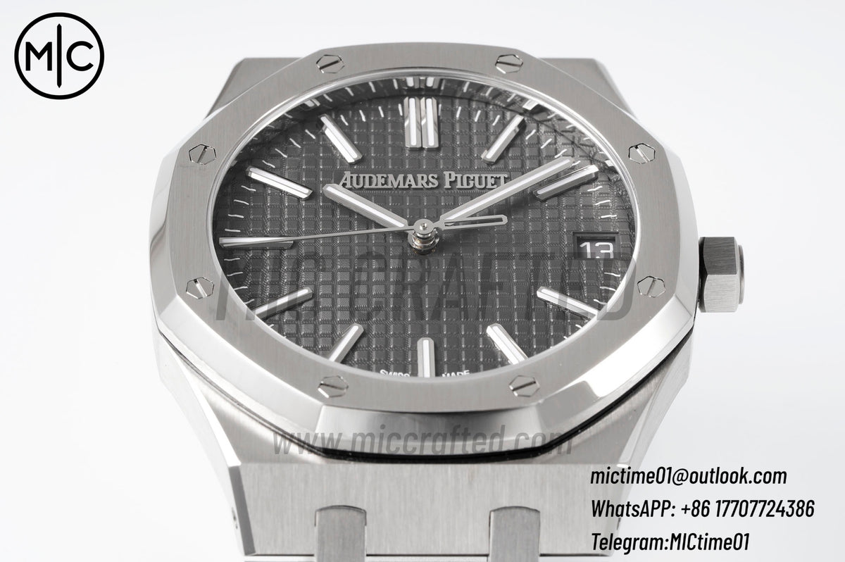 Royal Oak 41mm 15510 SS Gray Dial on SS Bracelet – Premium Edition