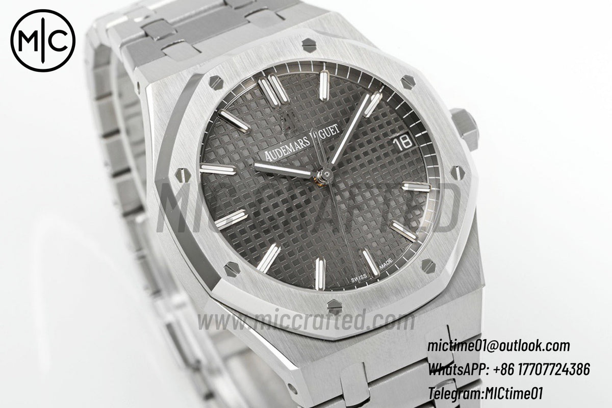 Royal Oak 41mm 15500 SS Gray Dial on SS Bracelet – Premium Edition