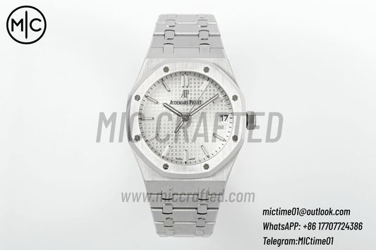 Royal Oak 41mm 15500 SS White Dial on SS Bracelet – Premium Edition
