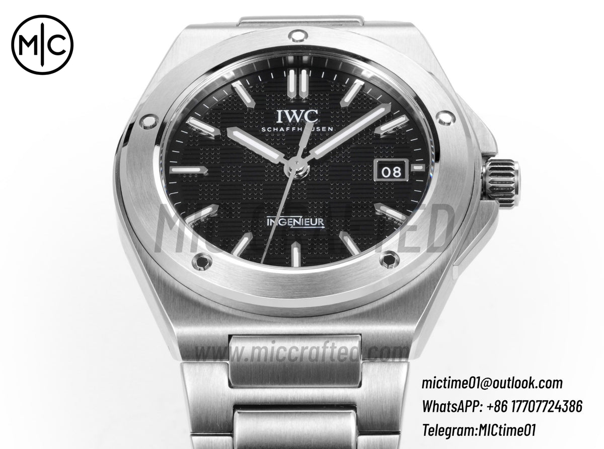 Ingenieur Automatic 40mm SS Black Dial on SS Bracelet – Premium Edition