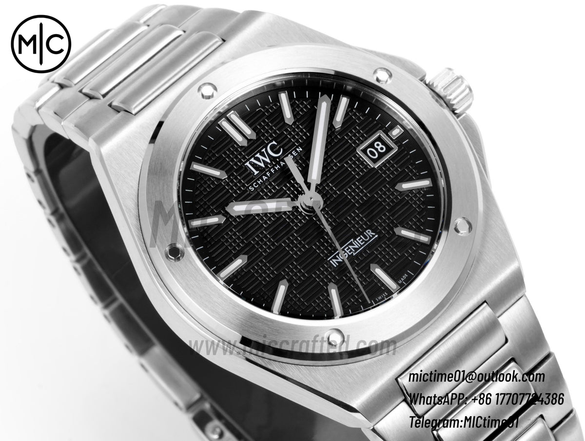 Ingenieur Automatic 40mm SS Black Dial on SS Bracelet – Premium Edition