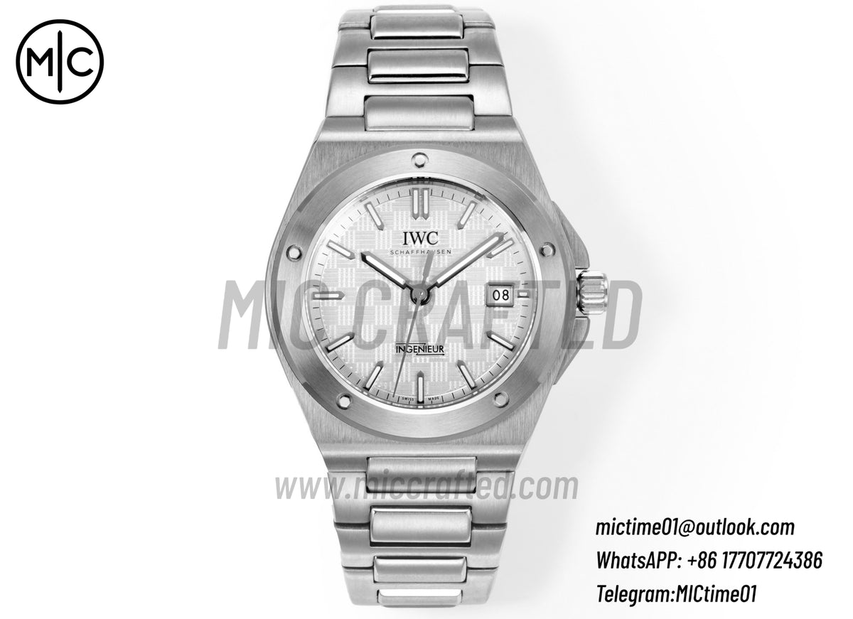 Ingenieur Automatic 40mm SS White Dial on SS Bracelet – Premium Edition