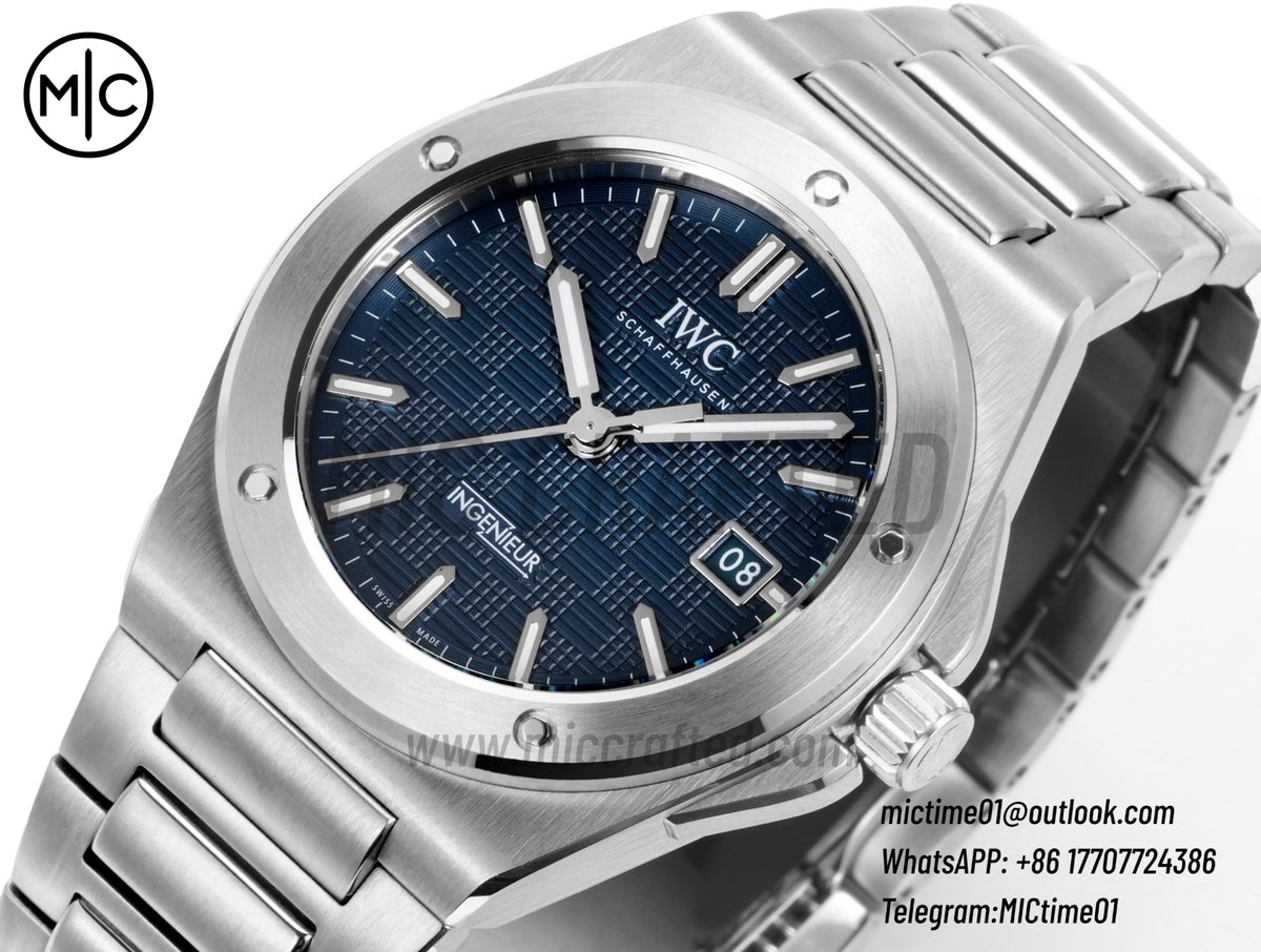 Ingenieur Automatic 40mm SS Blue Dial on SS Bracelet – Premium Edition