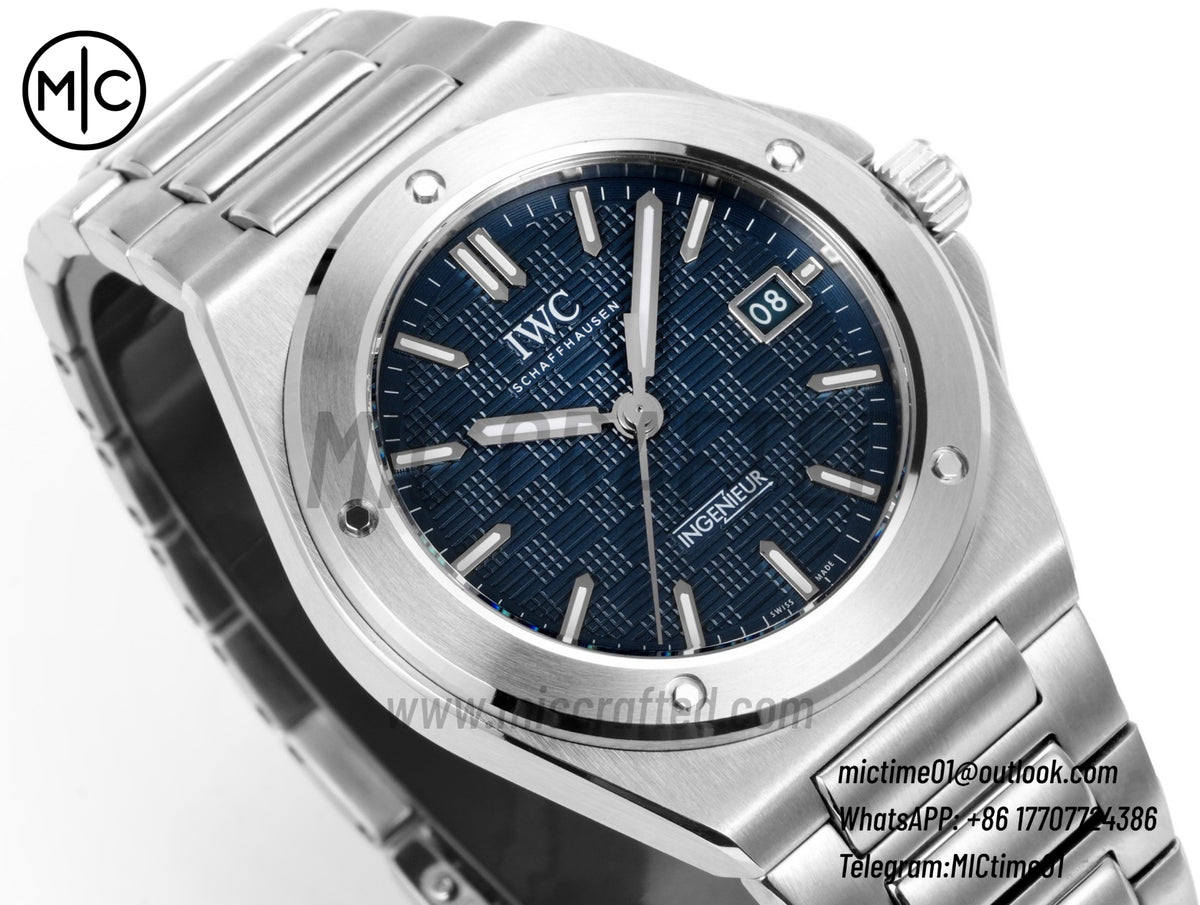 Ingenieur Automatic 40mm SS Blue Dial on SS Bracelet – Premium Edition