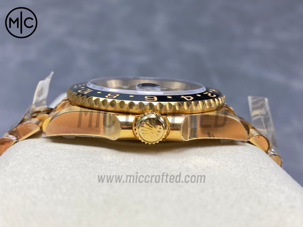 GMT-Master II 126718 GRNR 虎眼石錶盤配 YG Jubilee 錶鏈 - 尊享版