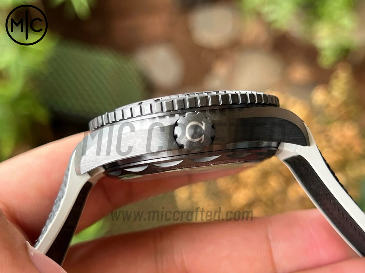 Planet Ocean 45.5mm GMT Worldtimer Real Ceramic Black/White – Premium Edition