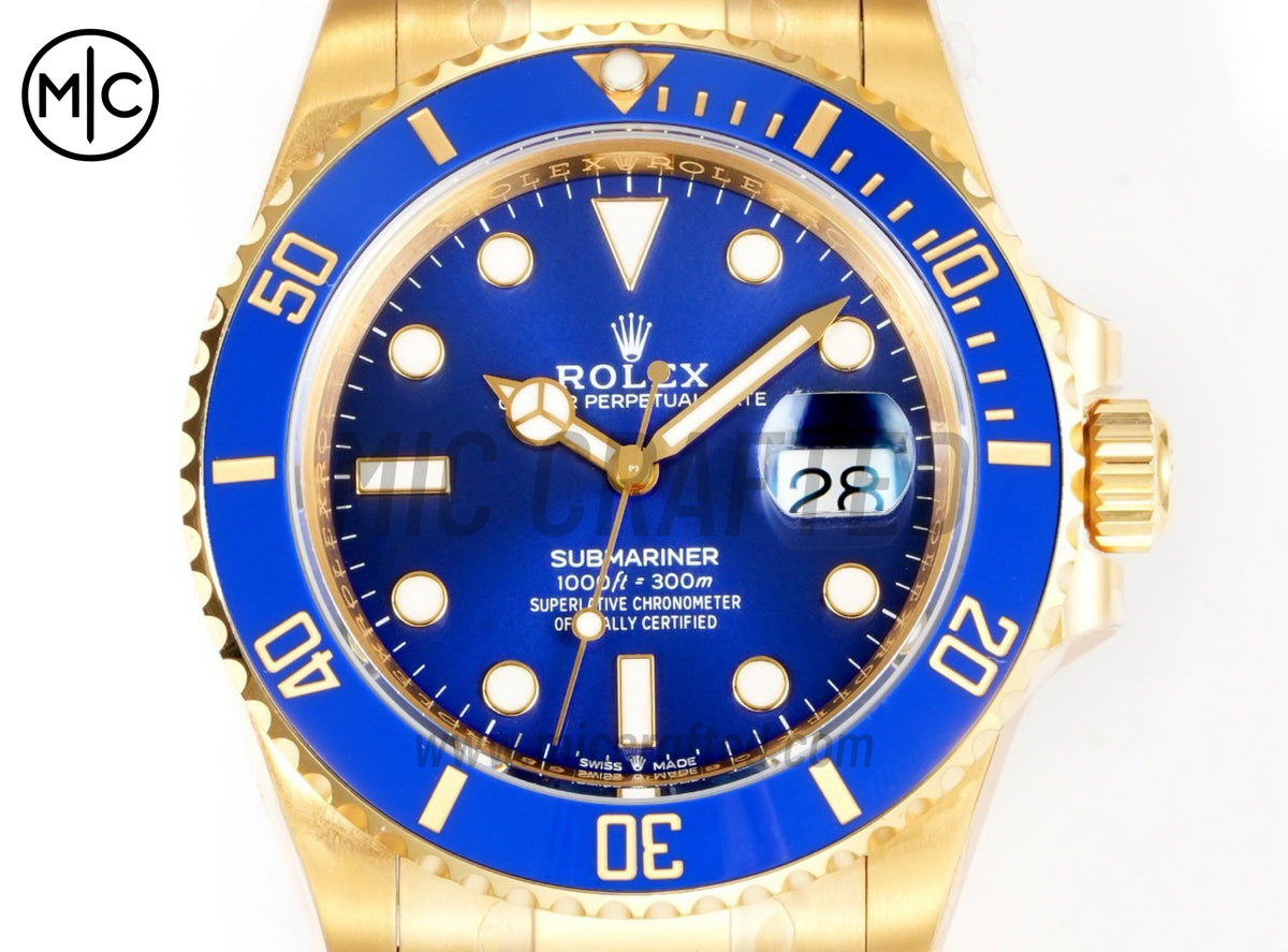 Submariner 41mm 126618 LN 藍色陶瓷錶盤 904L 鋼 - 尊享版