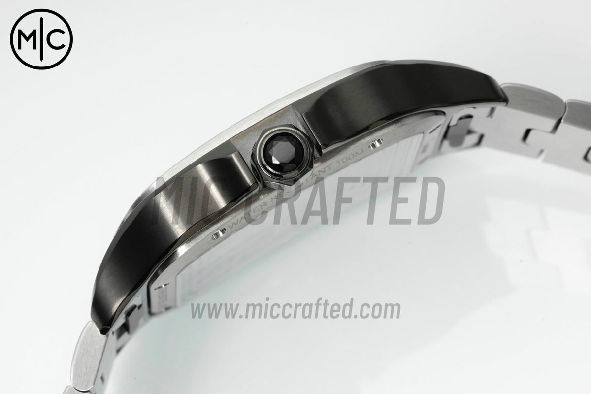 Santos Skeleton 40mm 不鏽鋼/PVD 鏤空錶面,搭配不鏽鋼 SmartLink 錶鏈 - 尊貴版