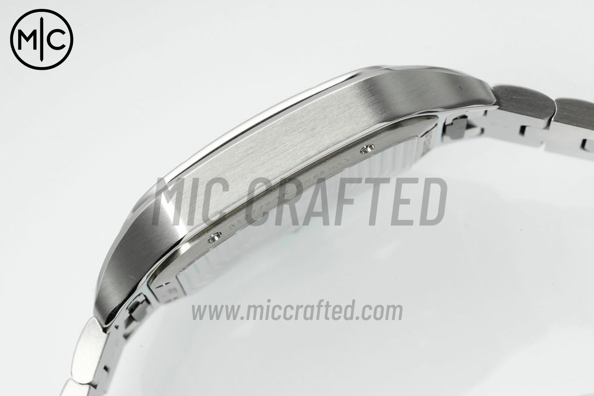 Santos Skeleton 40mm 不鏽鋼鏤空錶面,搭配不鏽鋼 SmartLink 錶鏈 - 尊貴版