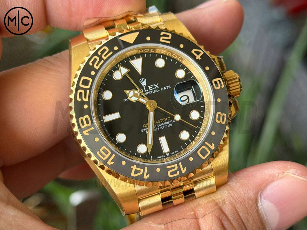 GMT-Master II 126718 GRNR Black/Gray Ceramic on Jubilee Bracelet – Premium Edition