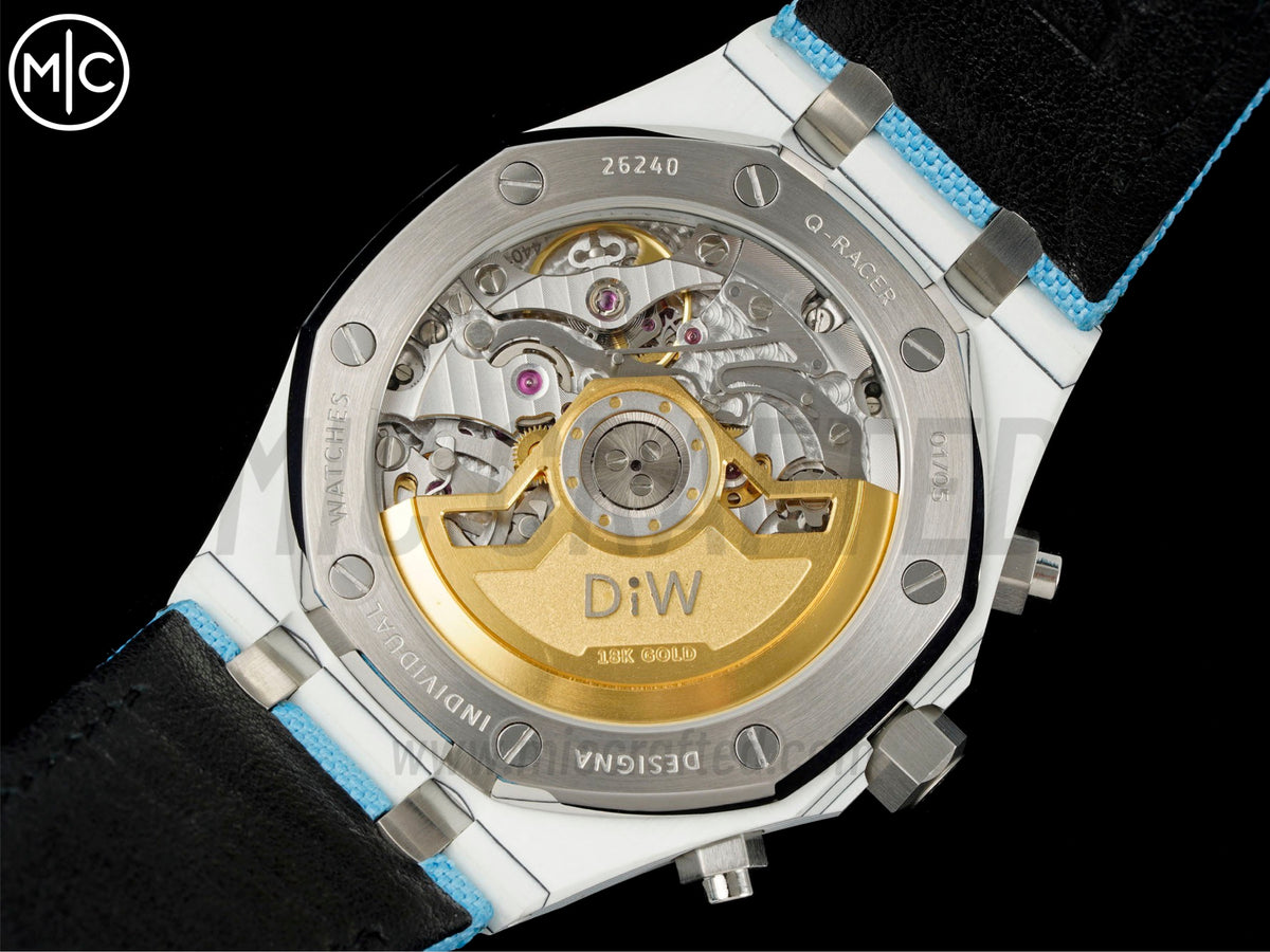 Royal Oak Chrono 皇家橡樹計時碼錶 DIW 26240 41mm 石英纖維/NY 綠色錶盤 - 手工製作版