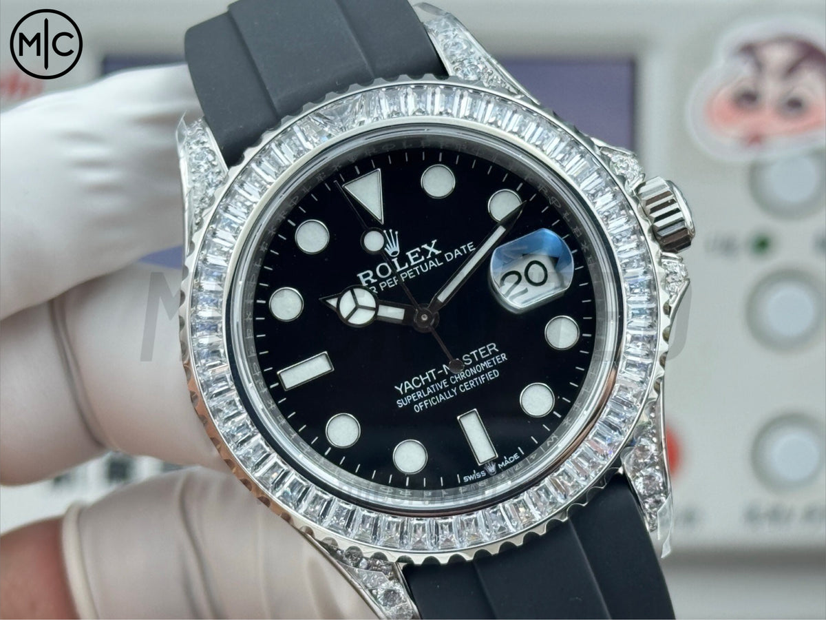 Yacht-Master 42mm Diamonds Bezel on Oysterflex Strap – Premium Edition