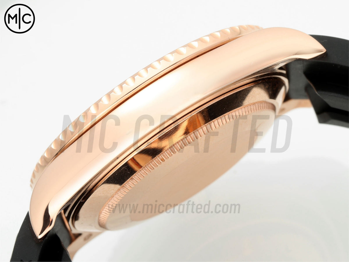 Yacht-Master 42mm 彩虹錶圈玫瑰金包覆 Oysterflex 錶帶 - 尊貴版