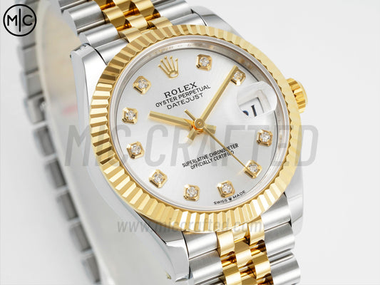 DateJust 31mm Ladies 278273 Fluted Bezel SS/YG Silver Dial on Jubilee Bracelet – Premium Edition