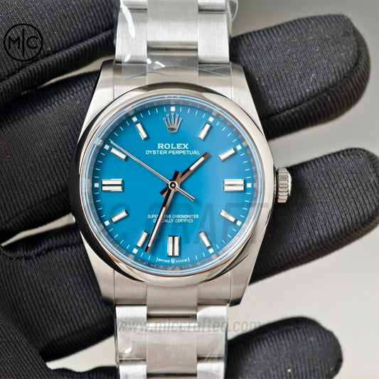 Oyster Perpetual 126000 36mm 904L Steel 2025 Blue Dial – Premium Edition