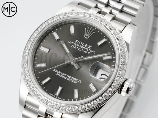DateJust 31mm Ladies 278384 SS Gray Dial on Jubilee Bracelet – Premium Edition