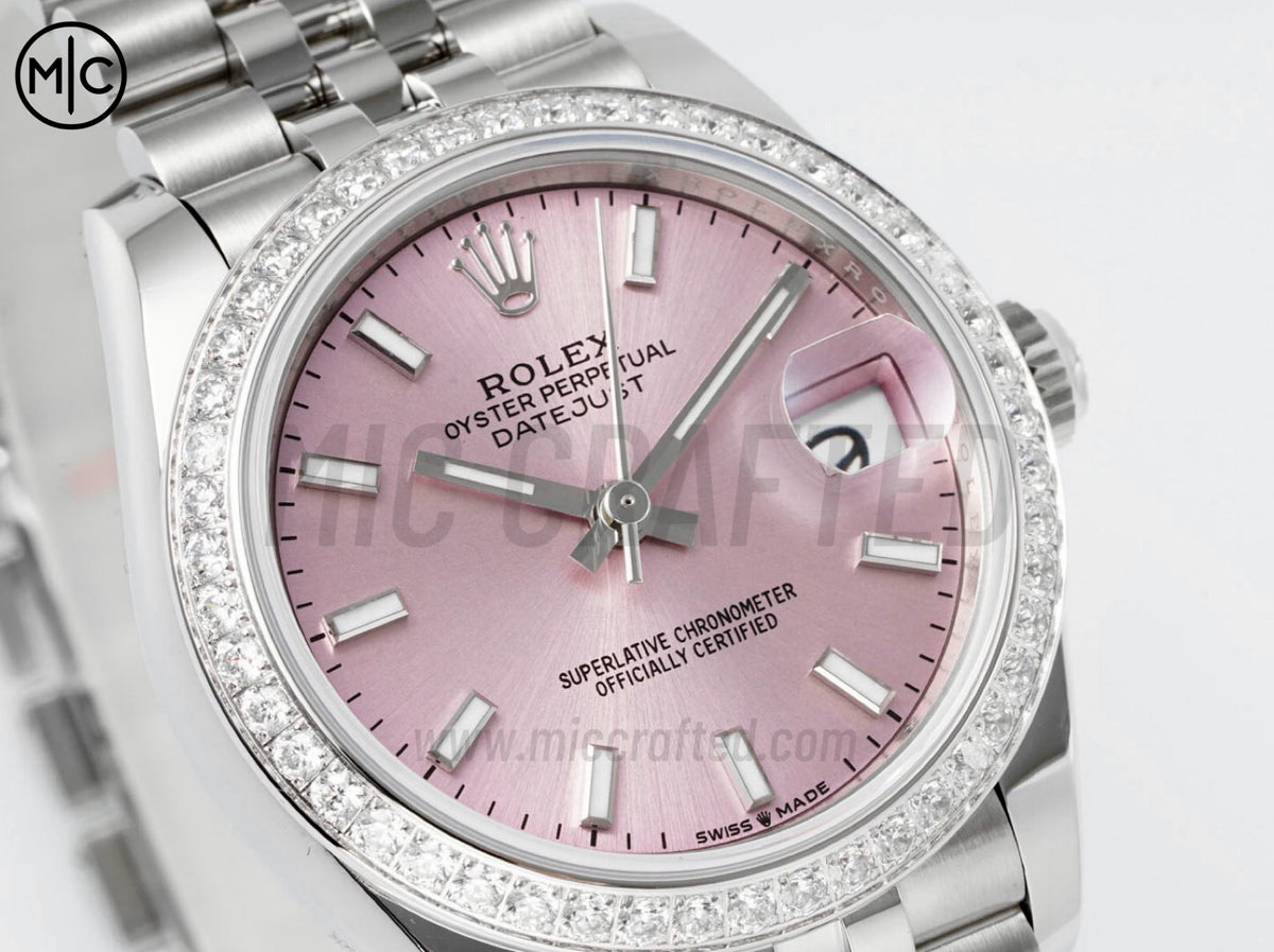 DateJust 31mm Ladies 278384 SS Pink Dial on Jubilee Bracelet – Premium Edition