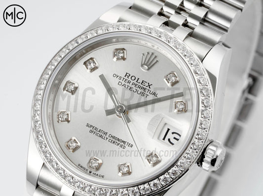 DateJust 31mm Ladies 278384 SS Silver Dial on Jubilee Bracelet – Premium Edition