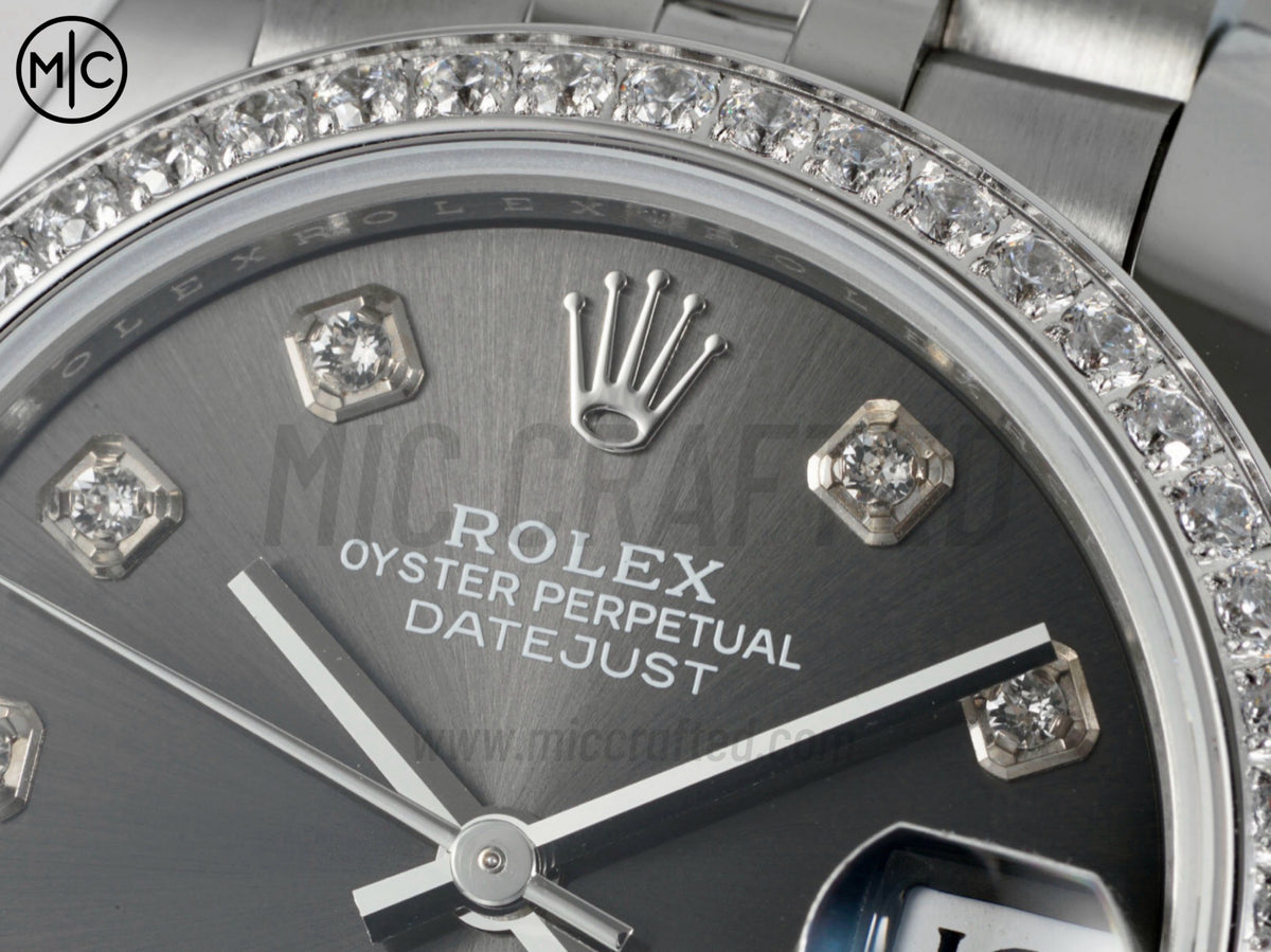 DateJust 31mm 女款 278384 不鏽鋼灰色錶盤配 Jubilee 錶帶 - 高級版
