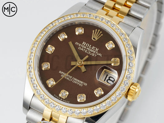 DateJust 31mm Ladies 278383 SS/YG Black Mop Dial on Jubilee Bracelet – Premium Edition