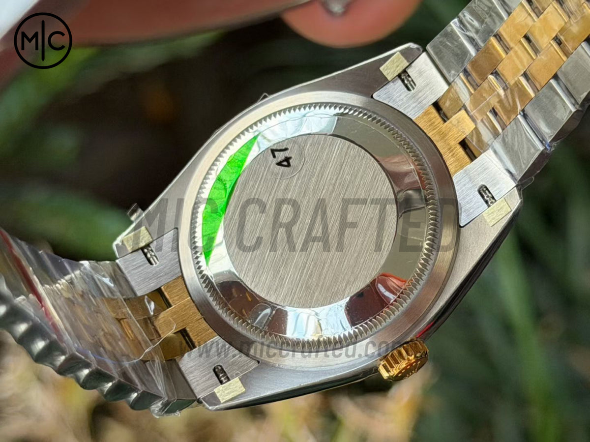 DateJust 36mm 126233 SS/YG 銀色羅馬數字錶盤配 Jubilee 錶鏈 - 高級版